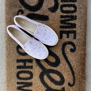 Keds Double Decker Star Slip-ons, size 8